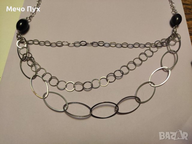 Сребърен комплект - колие и гривна (12), снимка 3 - Бижутерийни комплекти - 39132155