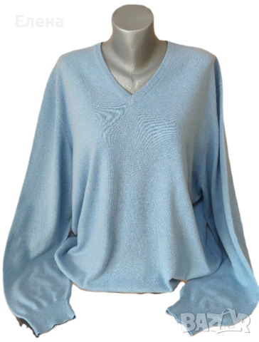 мъжки пуловер.100% кашмир. Gran Sasso.Размер 2XL/ 3XL, снимка 9 - Пуловери - 52583395