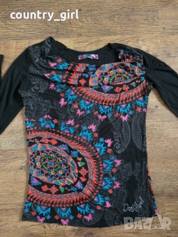 desigual - страхотна дамска блуза, снимка 3 - Блузи с дълъг ръкав и пуловери - 27921750