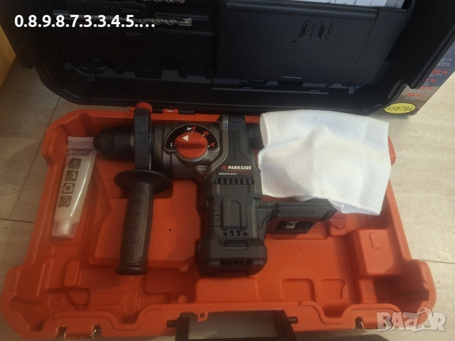 акумулаторен перфаратор на Parkside Performance 20V model PKHAP 20-li C4 в гаранция до 2029г., снимка 4 - Перфоратори - 53115196