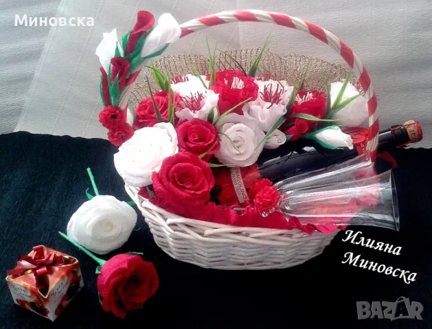 Подаръчни кошници, снимка 11 - Романтични подаръци - 48967318