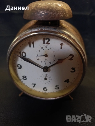 Будилник Густав Бекер, снимка 2 - Антикварни и старинни предмети - 52507501