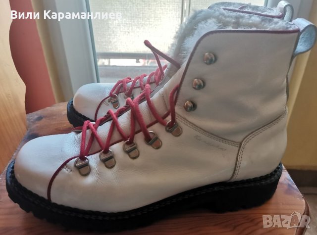 KANDAHAR Дамски кубинки естествена кожа, 39/6 и една втора, лак(перфектни) 