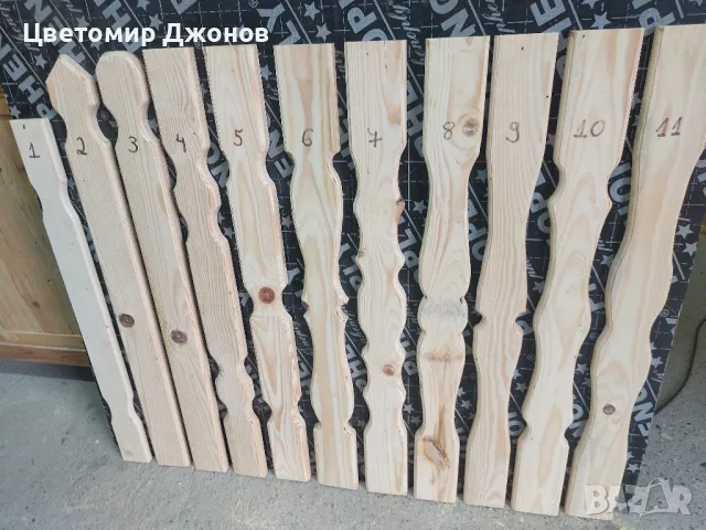 Дъски за ограда(парапет),свързващи греди,ръкохватки, снимка 2 - Огради и мрежи - 49457895
