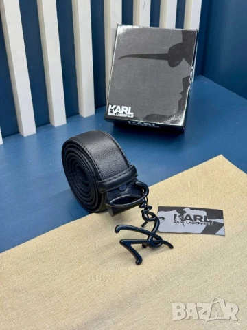 колани от естествена кожа в кутия karl lagerfeld 