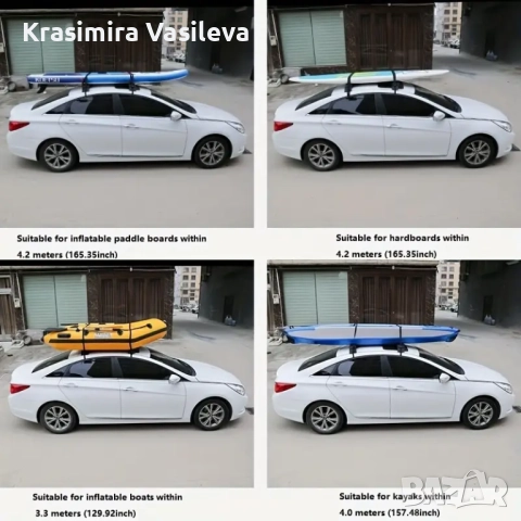 Мек багажник за покрив на кола, снимка 7 - Аксесоари и консумативи - 51471036