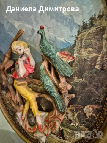 3Д стенна картина " Момчето с флейтата", Италия, снимка 7 - Картини - 50758930