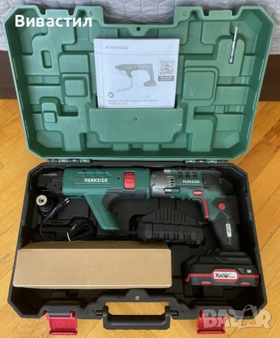 Нов акумулаторен винтоверт за гипс картон Parside, снимка 7 - Винтоверти - 50515425