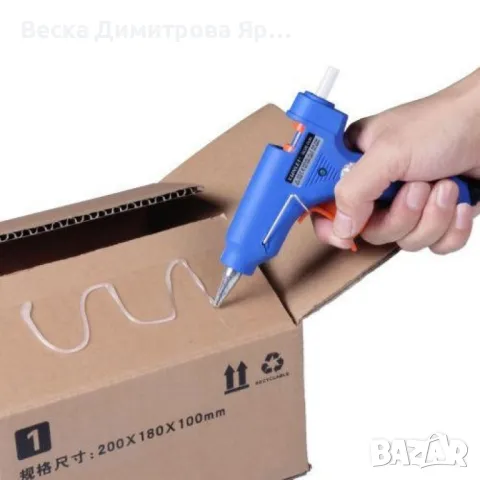 Пистолет за топло лепене със силикон TV1161, снимка 3 - Други инструменти - 50156989