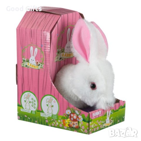 Ходещо плюшено зайче със звуци, снимка 3 - Плюшени играчки - 43366000