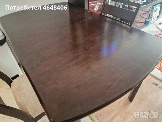 кухненска маса с функция за разтягане, снимка 2 - Маси - 52943488