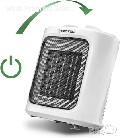 ЗИМНА РАЗПРОДАЖБА! TROTEC керамичен вентилаторен нагревател TFC 16 E -  1200 W/2000 W - електрически, снимка 2 - Отоплителни печки - 43595415