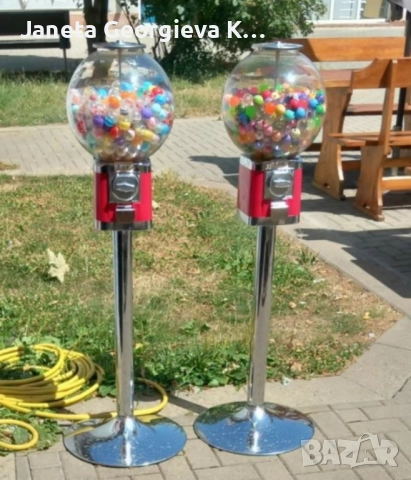 Вендинг машини за топчета с монетник 1€, снимка 2 - Вендинг машини - 52457476