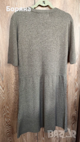 Woodling нова зимна рокля от фино мерино с брошка, снимка 14 - Рокли - 53446452