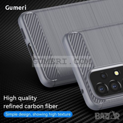 Samsung Galaxy A53 5G Противоударен Силиконов Гръб - Карбон, снимка 14 - Калъфи, кейсове - 36540732