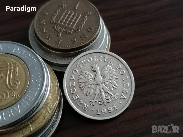 Монета - Полша - 50 гроша | 1991г., снимка 2 - Нумизматика и бонистика - 35245190
