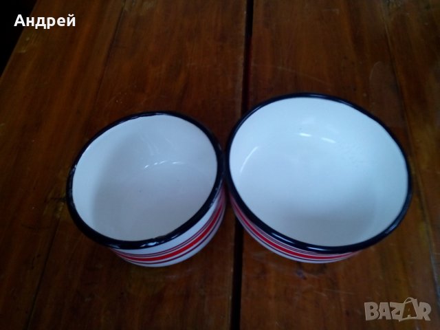 Стара емайлирана паница,купа,купи #7, снимка 2 - Други ценни предмети - 27651616