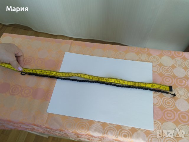 Колие за Висулка Декоративно Мъниста Гердан Черен цвят Бижу, снимка 14 - Колиета, медальони, синджири - 38235724