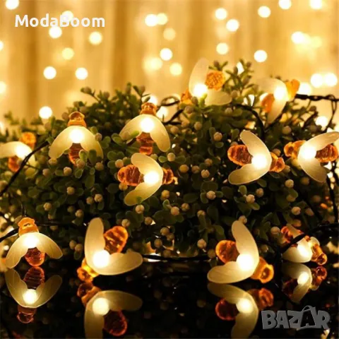 Светещи гирлянди със соларно захранвани  CutesyBee SD15, снимка 2 - Соларни лампи - 48201105
