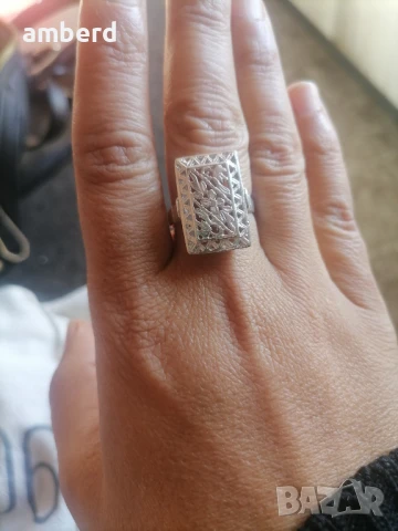 Сребърен винтидж пръстен - модел KR247, снимка 5 - Пръстени - 51405012