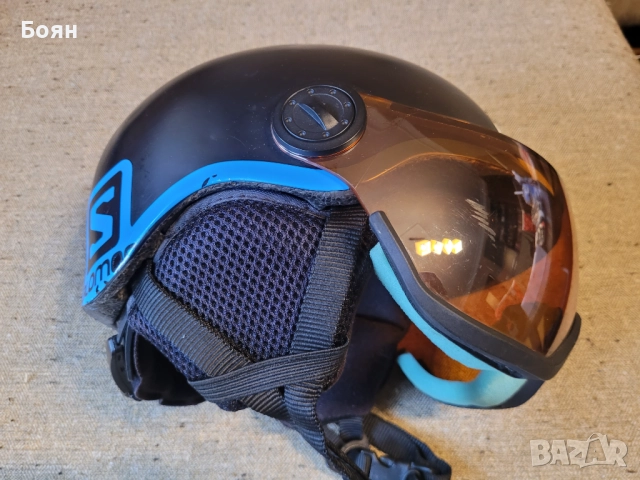 Продавам детски ски каска с визьор, снимка 5 - Зимни спортове - 52687241