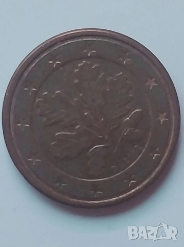Германия -монета 1 цент 2002г.