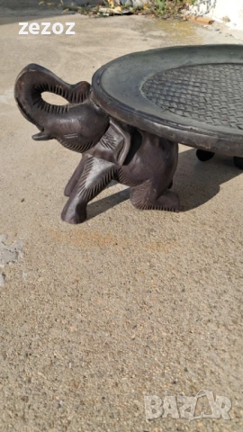 Масичка малка масив, снимка 3 - Маси - 52131828