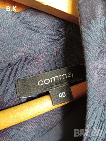 Изящна тъмно синя рокля, чисто нова, р.40, снимка 2 - Рокли - 47796707