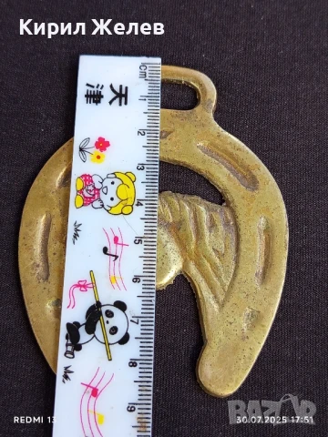 ВИНТИДЖ КОНСКИ МЕДАЛЬОН АНГЛИЯ РЯДЪК ЗА КОЛЕКЦИОНЕРИ 22927, снимка 4 - Други ценни предмети - 51195027