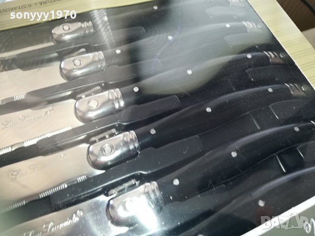 laguiole 6бр BLACK-knives france 0804211542, снимка 6 - Други ценни предмети - 32475201