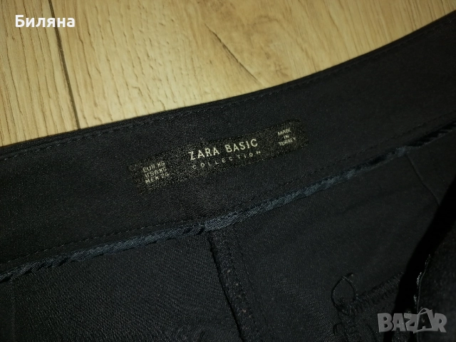 Тъмносин панталон ZARA, снимка 3 - Панталони - 51556014