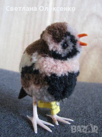  Колекционерска мека играчка Steiff Sparrow врабче, снимка 8 - Колекции - 37734252