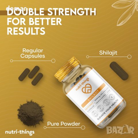 Elevate Your Health® Shilajit Енергийна хранителна добавка - 30 капсули, снимка 3 - Хранителни добавки - 43441335