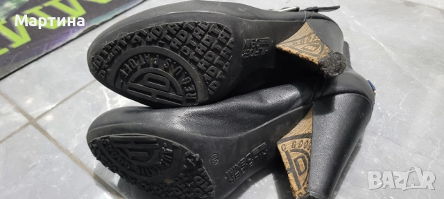 Дамски боти Tommy Hilfiger естествена кожа 38 номер, снимка 6 - Дамски боти - 52514526