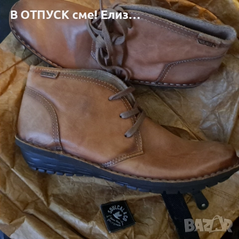 Зимни обувки боти естествена кожа, НОВИ,  маркаPikolinos, снимка 9 - Дамски боти - 52684471