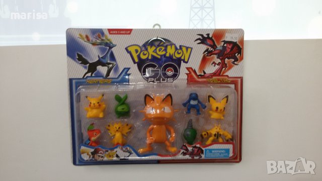 Комплект фигурки за торта Покемон, герои Pokemon, блистер, 9 броя, варианти - 160428, снимка 5 - Фигурки - 39613978