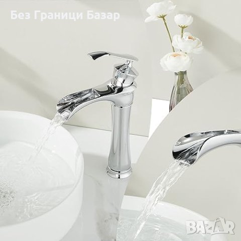 Нов Луксозен Традиционен Месингов Смесител за Баня Хром Кранче мивка, снимка 6 - Други стоки за дома - 43280859