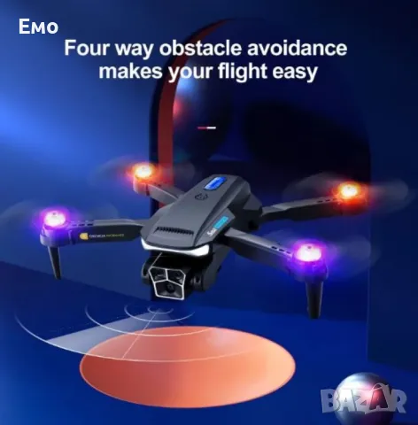 Радиоуправляем дрон с 4K HD камера и три камери - S82, снимка 5 - Дронове и аксесоари - 48551011