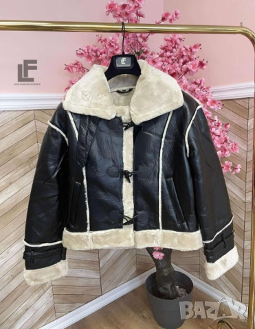 Кожено Яке LFS Sweet Winter Black 9910 , снимка 5 - Якета - 51768036