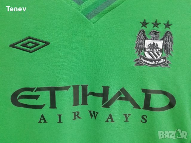 Manchester City Umbro оригинална вратарска детска тениска фланелка Манчестър Сити , снимка 3 - Детски тениски и потници - 43746792