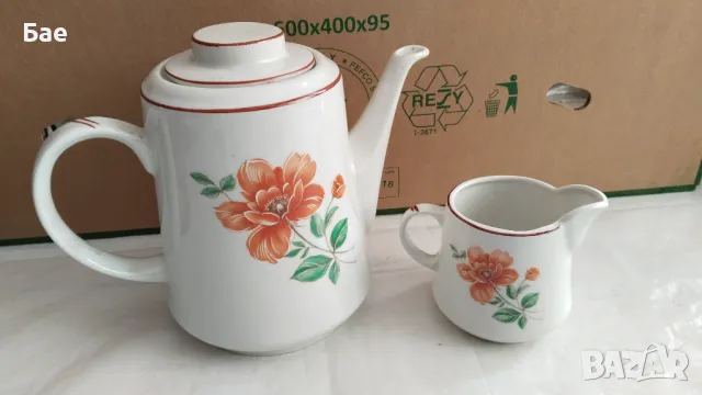 лот Порцеланови кани и солници, снимка 1