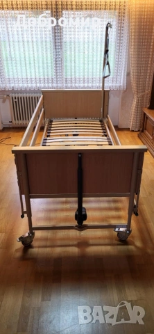 Немско болнично легло с нов матрак и два бастуна с ферче, снимка 4 - Други - 50121347