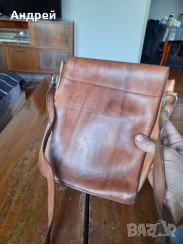 Стара кожена чанта #18, снимка 5 - Други ценни предмети - 53432454