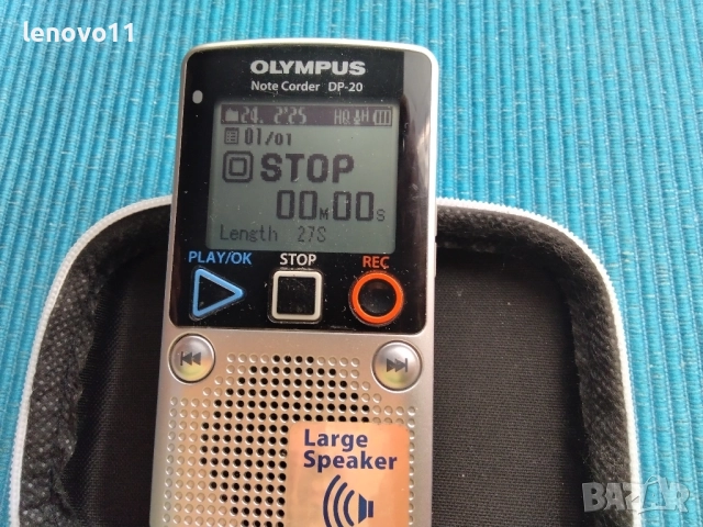 страхотен оригинален дигитален диктофон Олимпус-без касети , снимка 14 - Други - 51993694