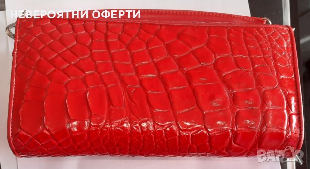Чанта Портмоне 100 % Крокодилска кожа с Докумен за Произход, снимка 2 - Портфейли, портмонета - 39661642