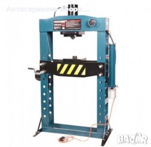 Професионална хидравлична преса 75 тонна с пневматика (комбинирана)