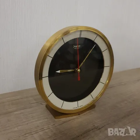 Настолен бронзов часовник  junghans ATO- MAT, снимка 9 - Антикварни и старинни предмети - 48410149