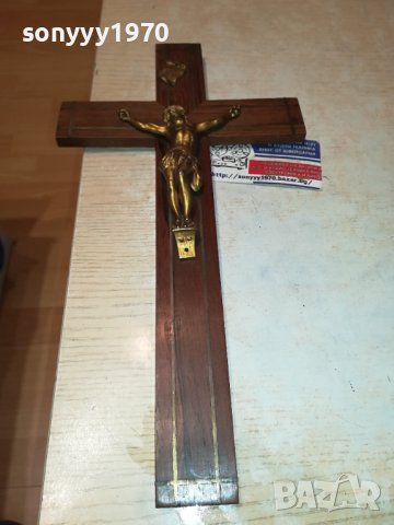 КРАСИВ КРЪСТ ОТ ФРАНЦИЯ 36Х19СМ 0612230749, снимка 13 - Антикварни и старинни предмети - 43292262