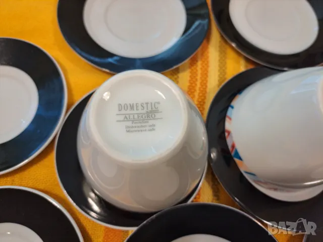 Domestic - Чинийки и 2 чаши, снимка 4 - Чинии - 47322688