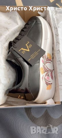 Дамски луксозни обувки ЕСТЕСТВЕНА КОЖА!!! Versace 19 69, снимка 4 - Маратонки - 36960951